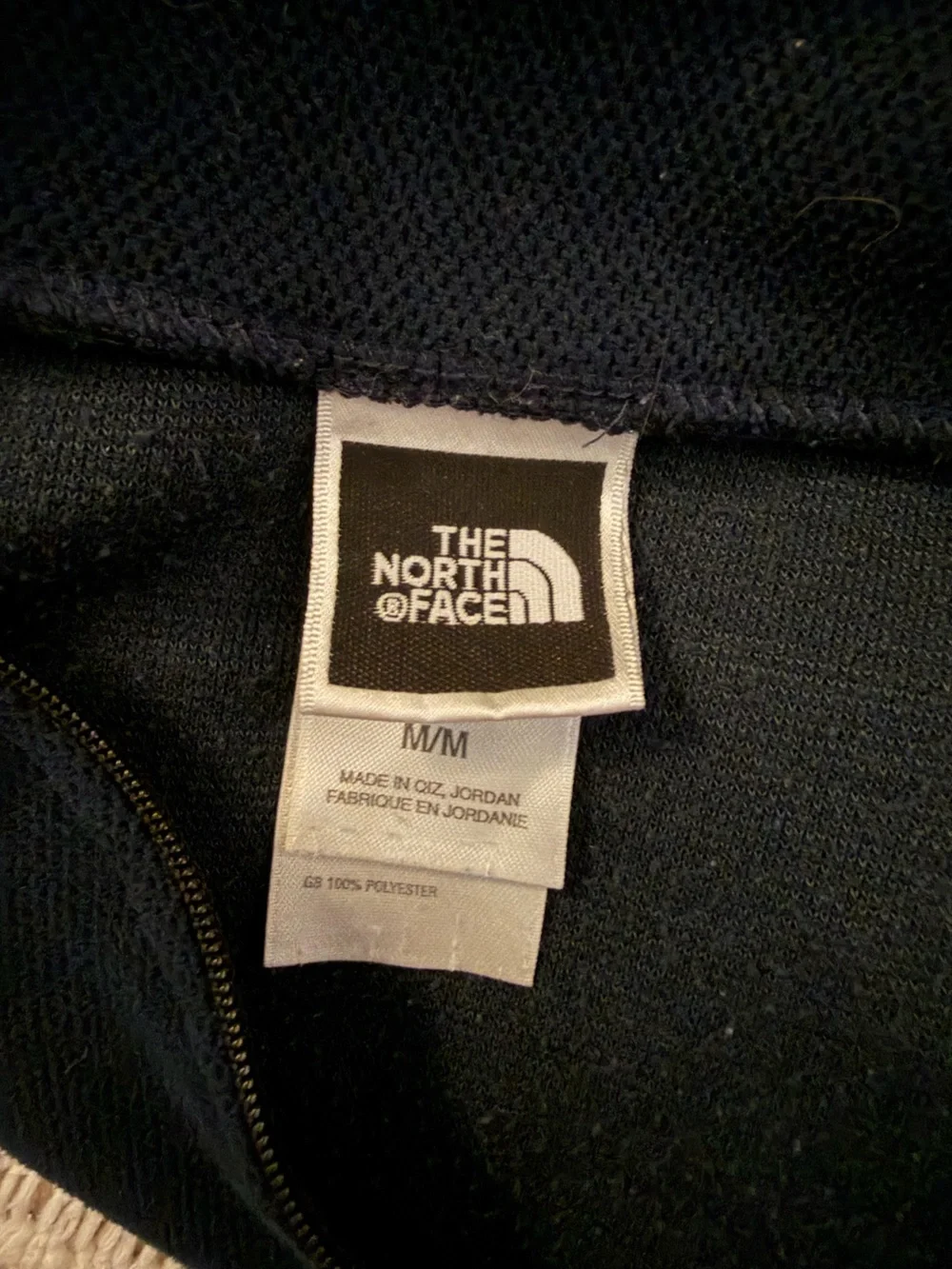 The North Face EUC Lightweight Navy Blue Quarter Zip Pullover Top Men’s Size M